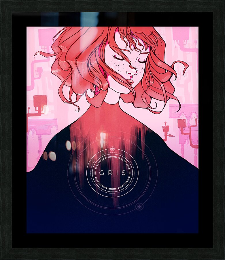 Gris Art Picture Frame print