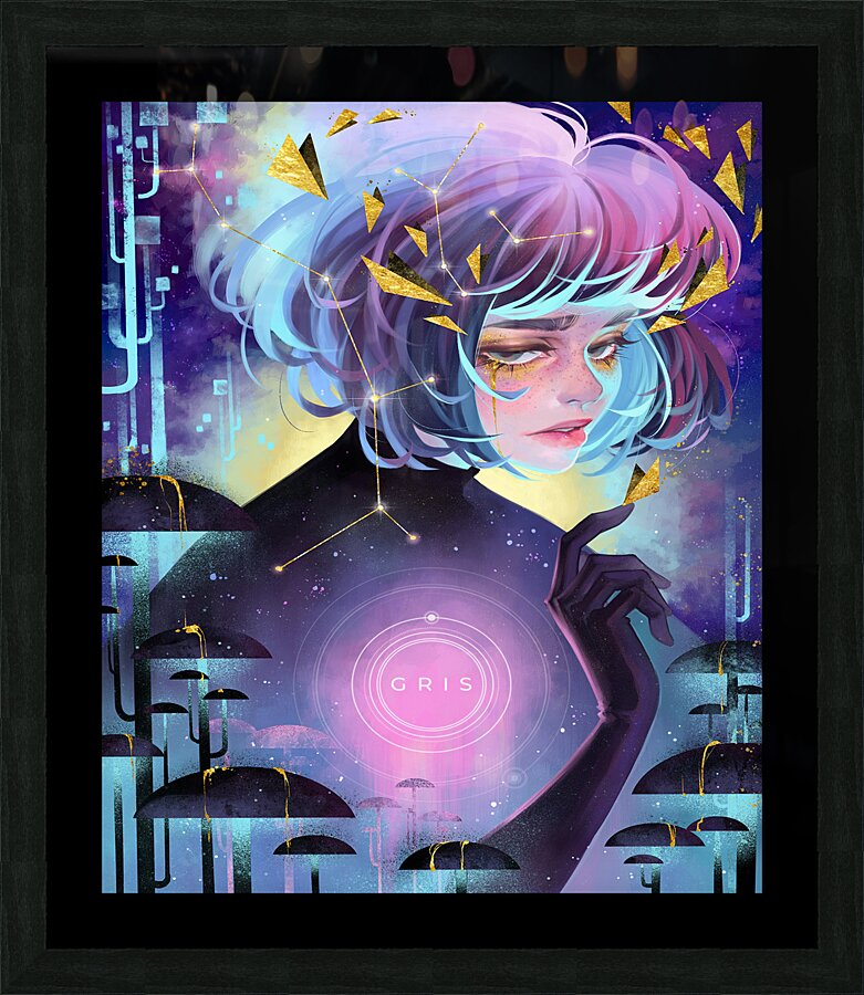 Gris Art Picture Frame print