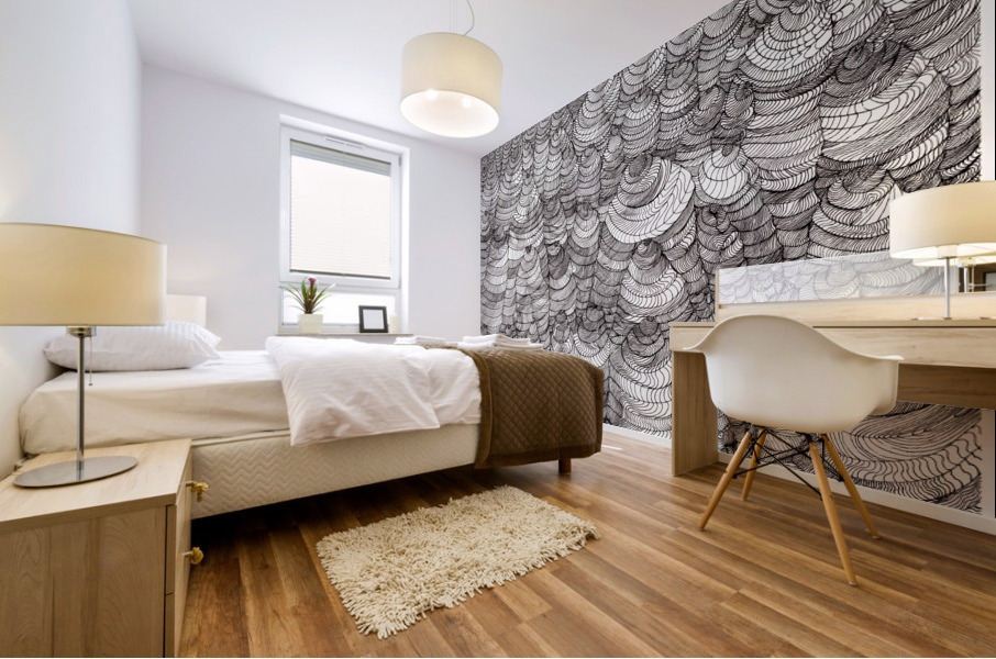 Sourires entendus Mural print