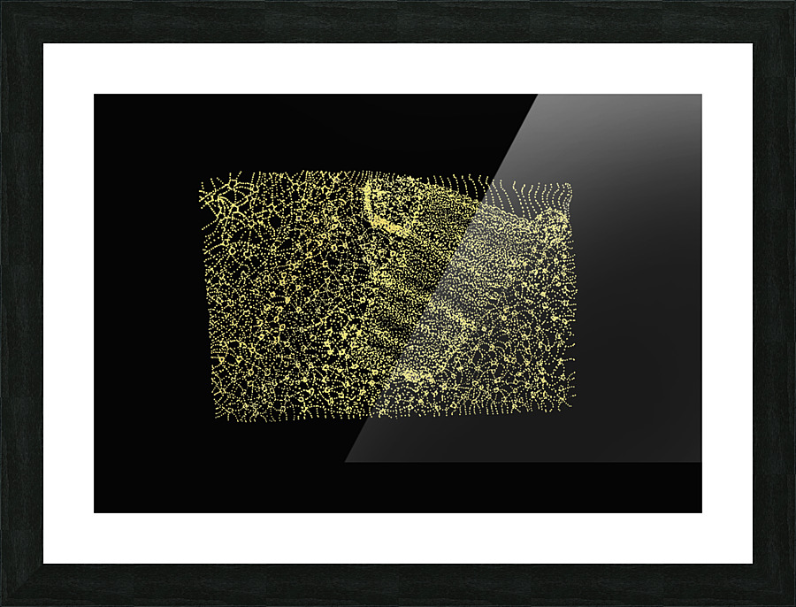 Golden Pint Picture Frame print
