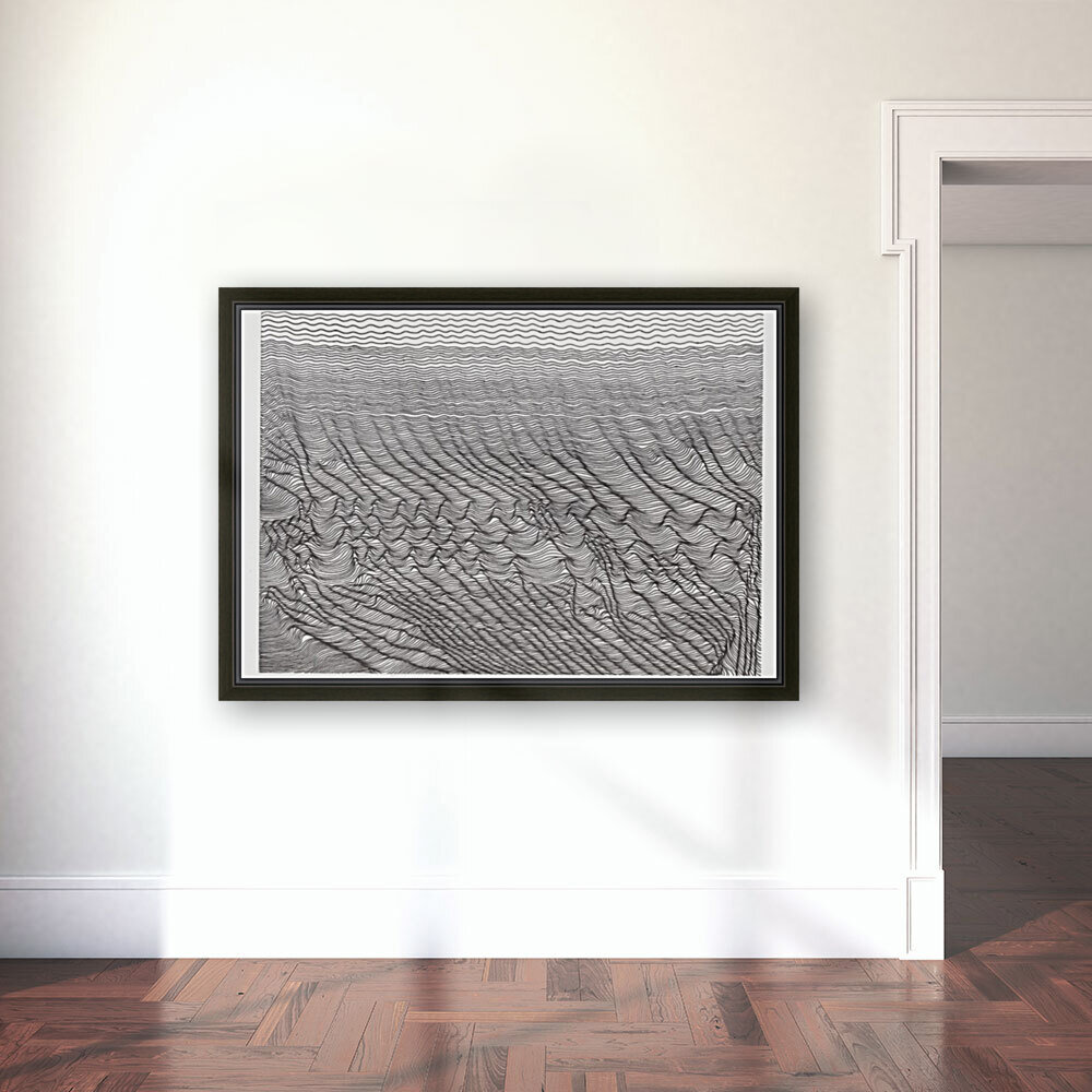 Vagues paysage improbable Reproduction