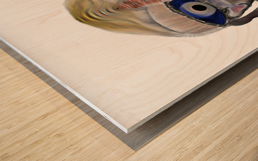 HuNimal 18 Wood print
