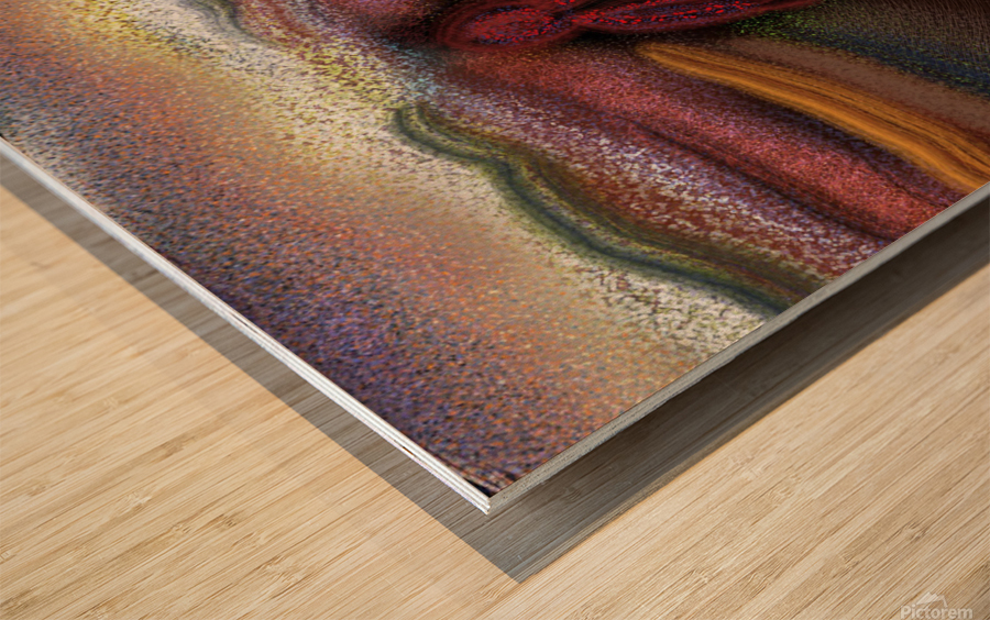 abstract 54 Wood print