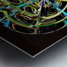 Mosaic Heart Metal print