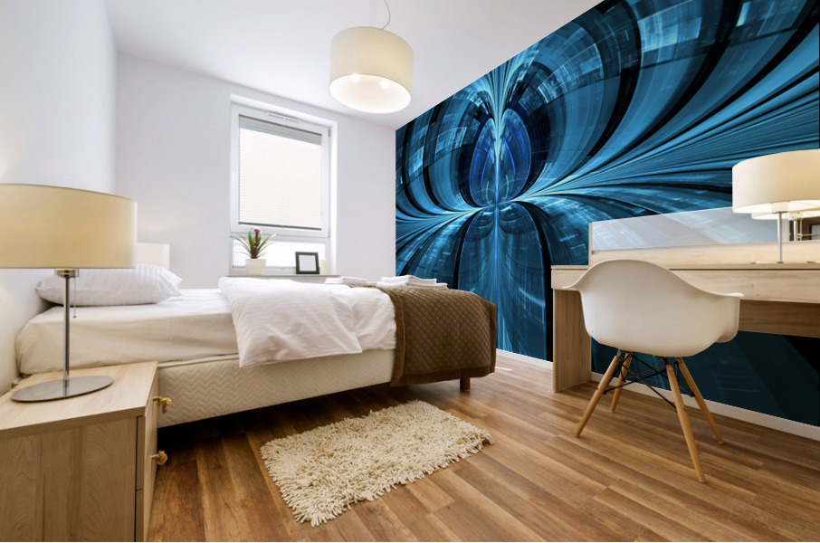 Glass Waterfall Mural print