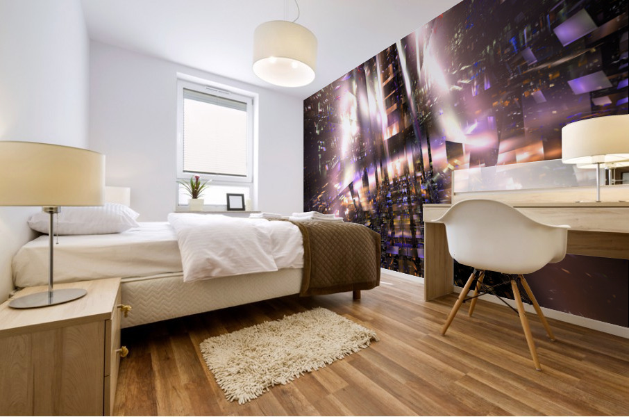 City Nights Mural print