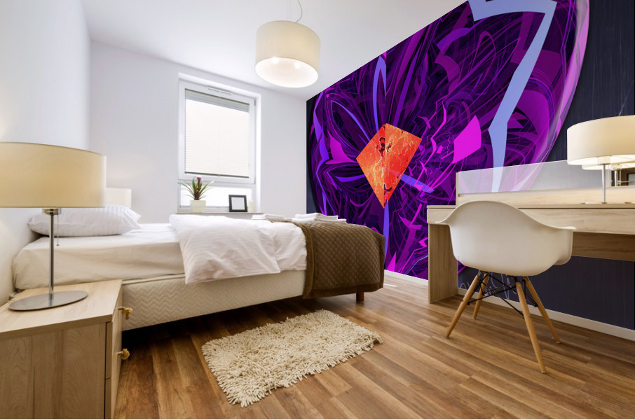 Purple Heart Mural print