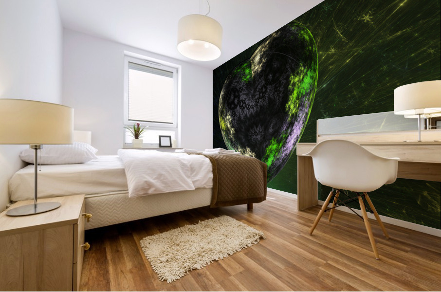 Emerald Heart Mural print