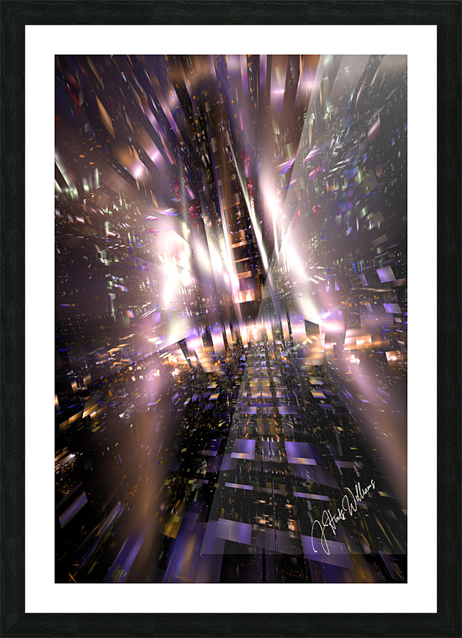 City Nights Picture Frame print