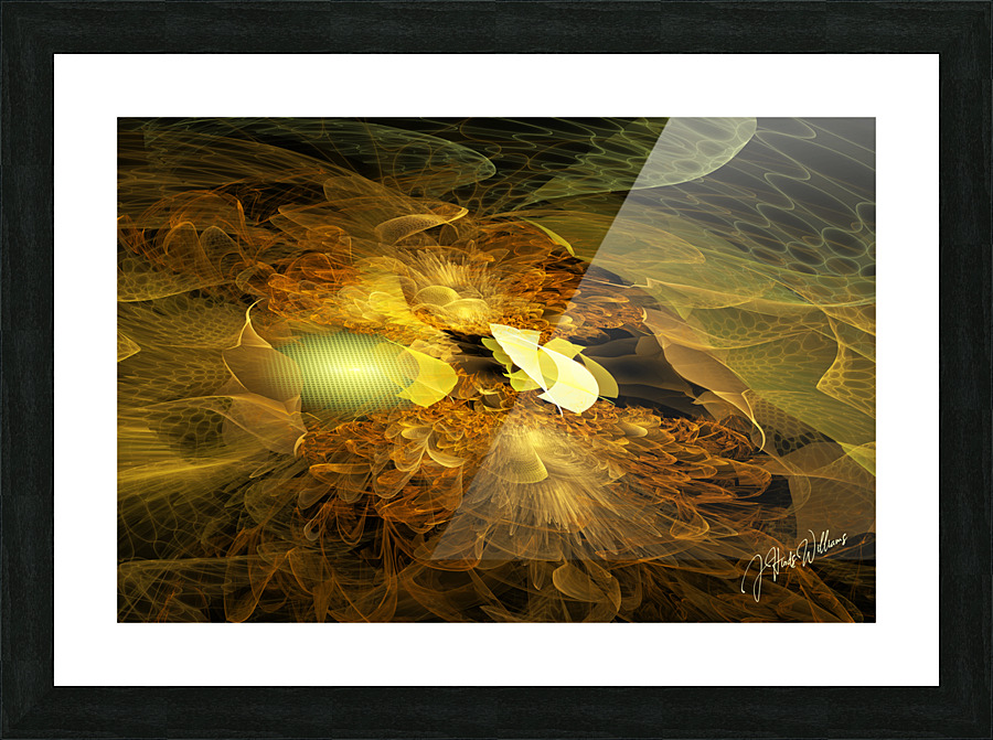 Gold Fever Picture Frame print