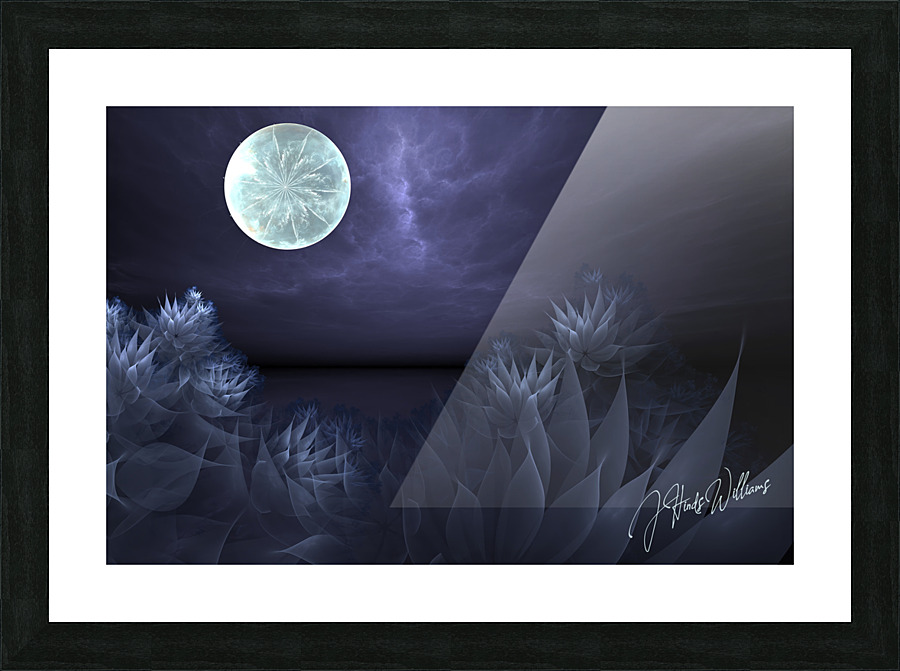 Beneath a Flower Moon Picture Frame print