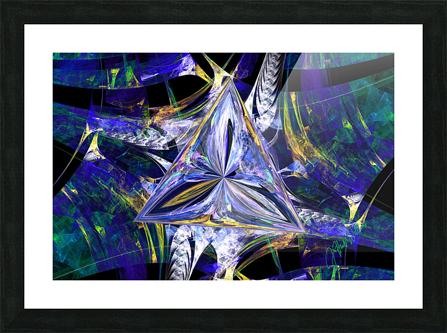 OCEANUS TRIANGLE Picture Frame print