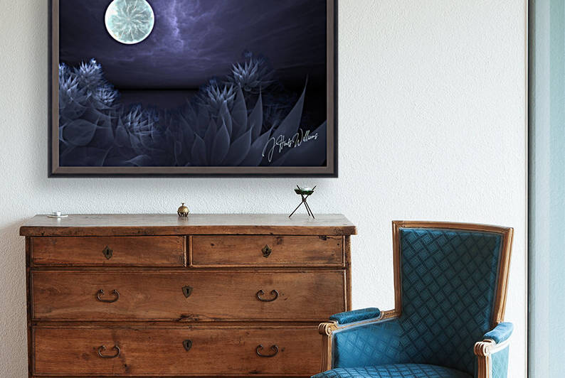 Beneath a Flower Moon Reproduction