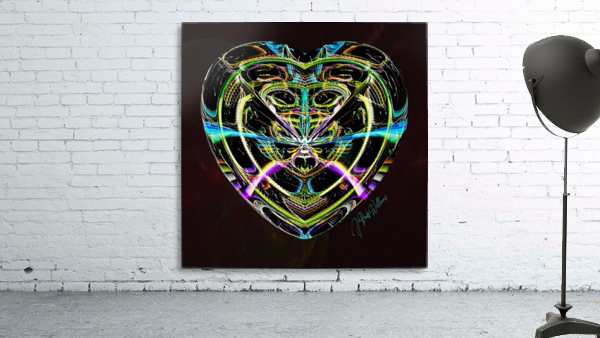 Mosaic Heart Wall Preview