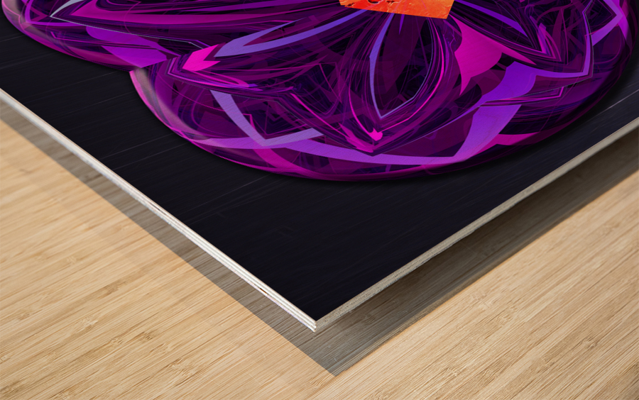 Purple Heart Wood print