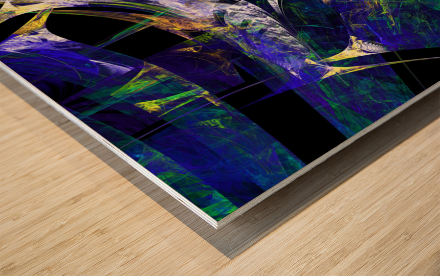 OCEANUS TRIANGLE Wood print