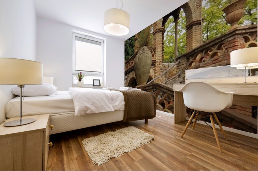 Hilltop Garden Mural print