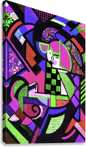 abstract wall art print Canvas Print