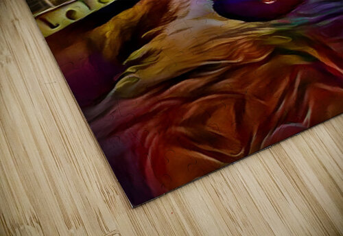 boat going through a channel Bolivia Art Gallery puzzle