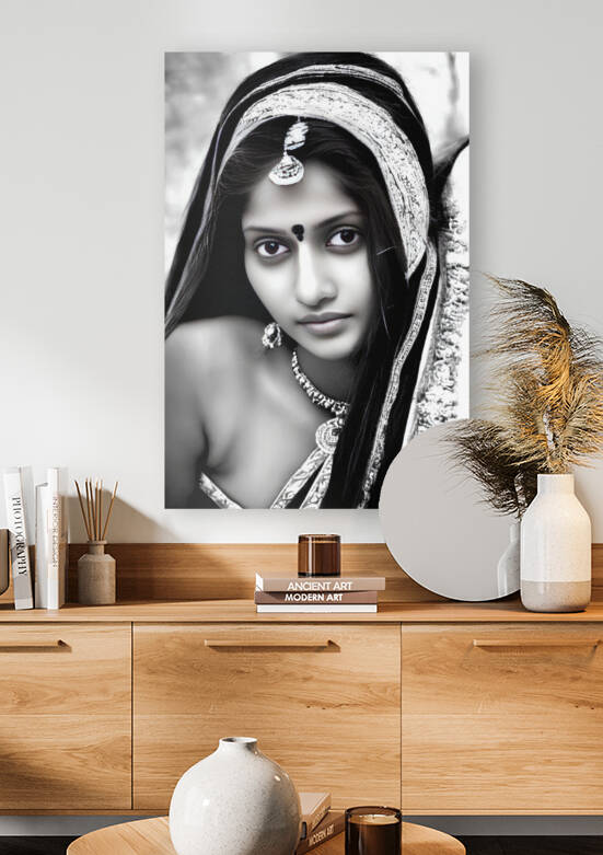 beautiful indian woman by Bolivia Art Gallery