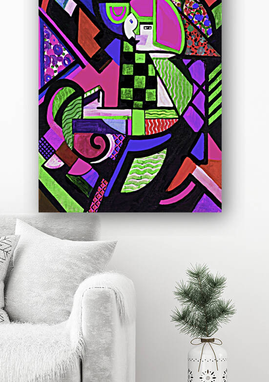 abstract wall art print by Bolivia Art Gallery