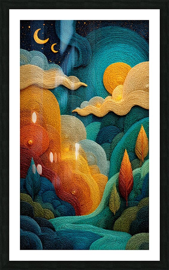 Abstract Surrealism Picture Frame print