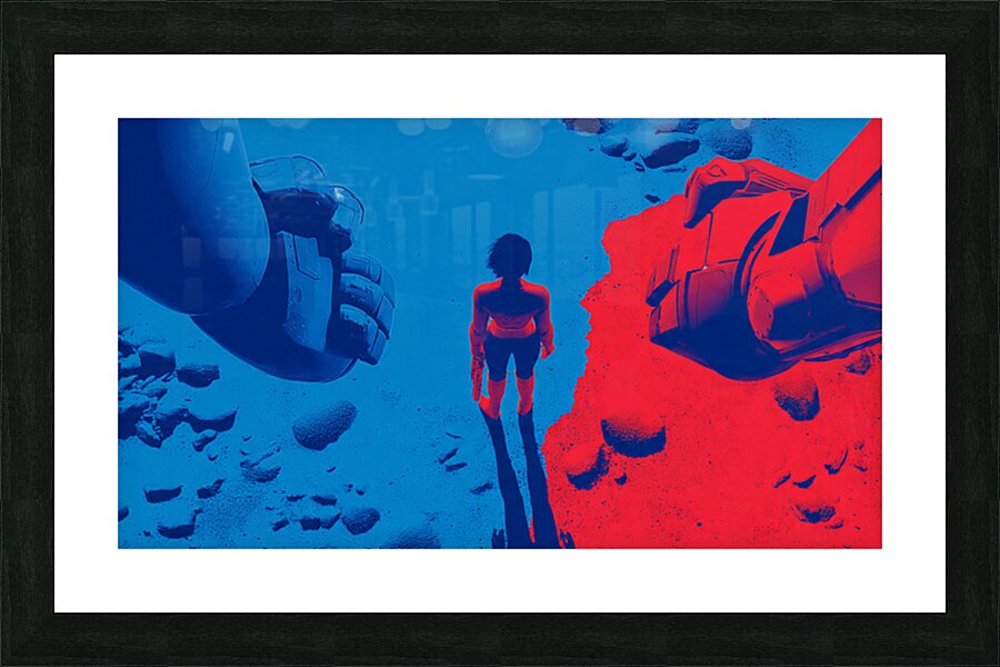 Comic Art Illustration Picture Frame print
