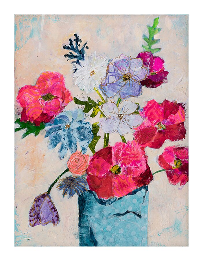 Wildflowers Picture Frame Printing