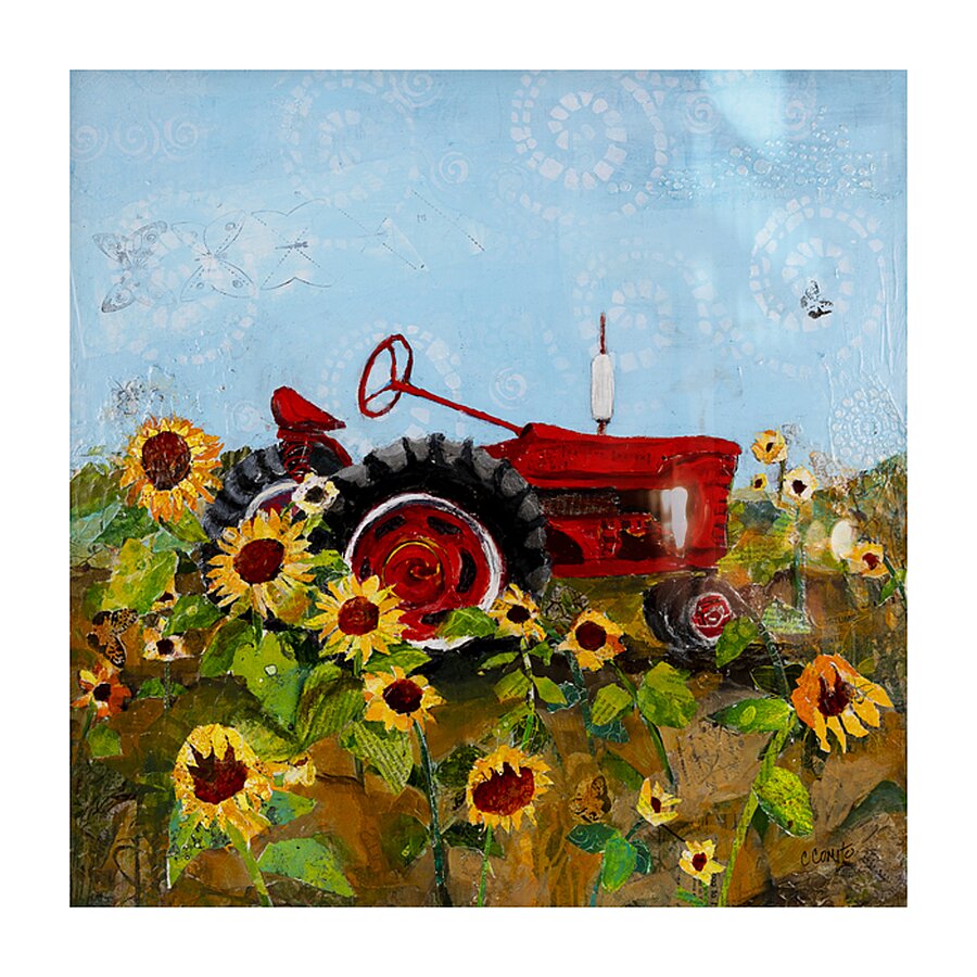 Petals & Pistons Picture Frame Printing