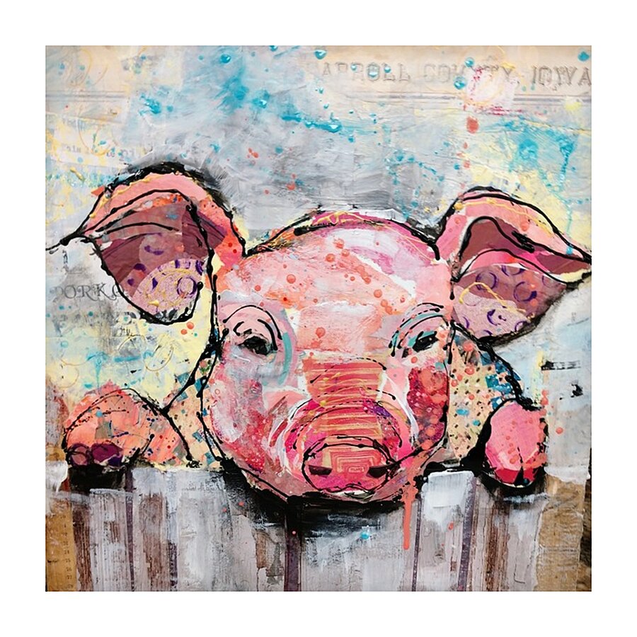Some Pig Picture Frame Printing