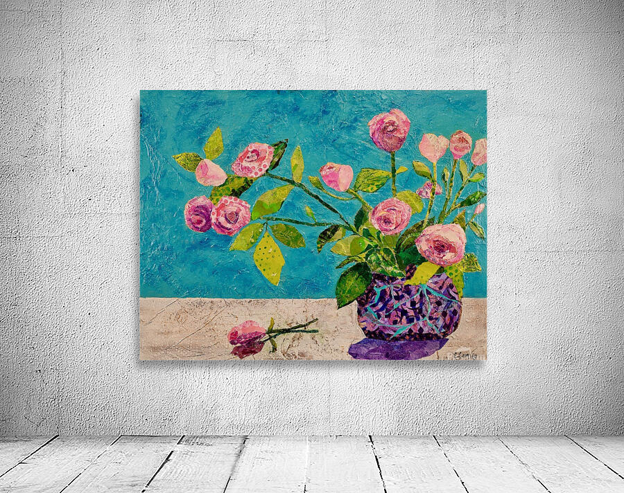 Pink Flourish Wall Preview