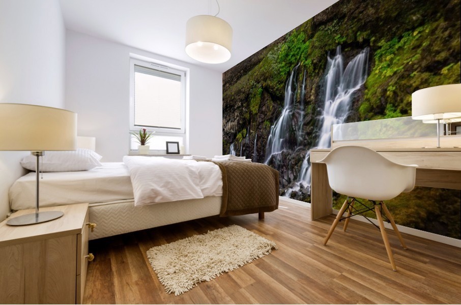 Through the rocks. Mural print