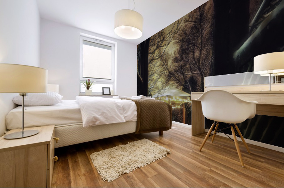 Winter garden 2 Mural print