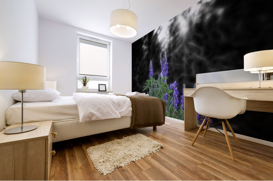 Lupinus nootkatensis Mural print