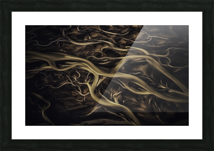 Winding 2 Picture Frame print