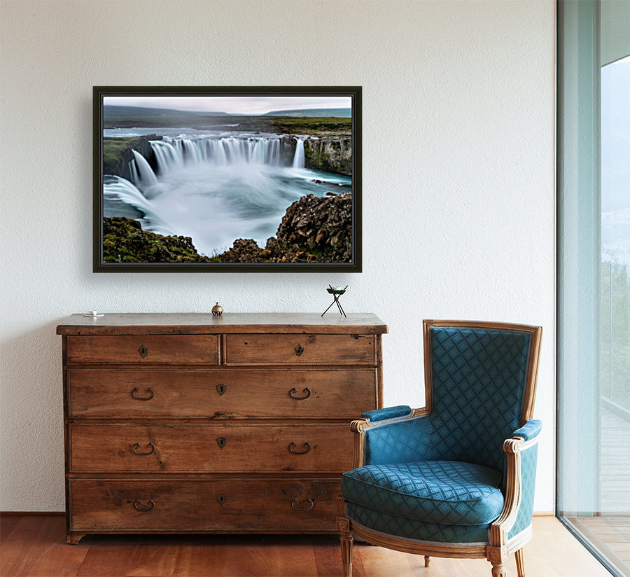 Godafoss Iceland. Reproduction