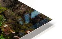 Through the rocks. HD Metal print