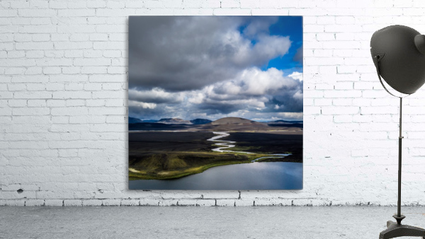 Winding river. Wall Preview