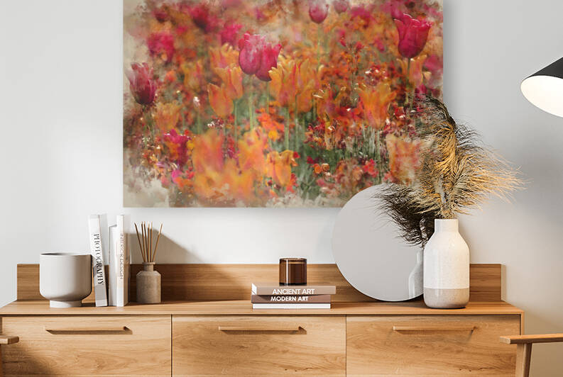 Stunning vibrant shallow depth of field landscape image of flowe by Matthew Gibson