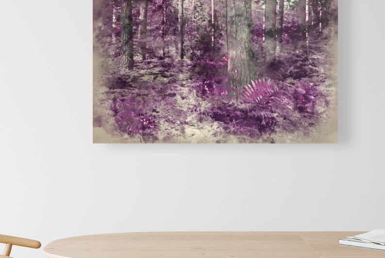 Digital watercolour painting of Stunning alternate colored surre by Matthew Gibson