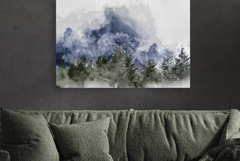 Digital watercolor image of Stunning majestic landscape image of by Matthew Gibson