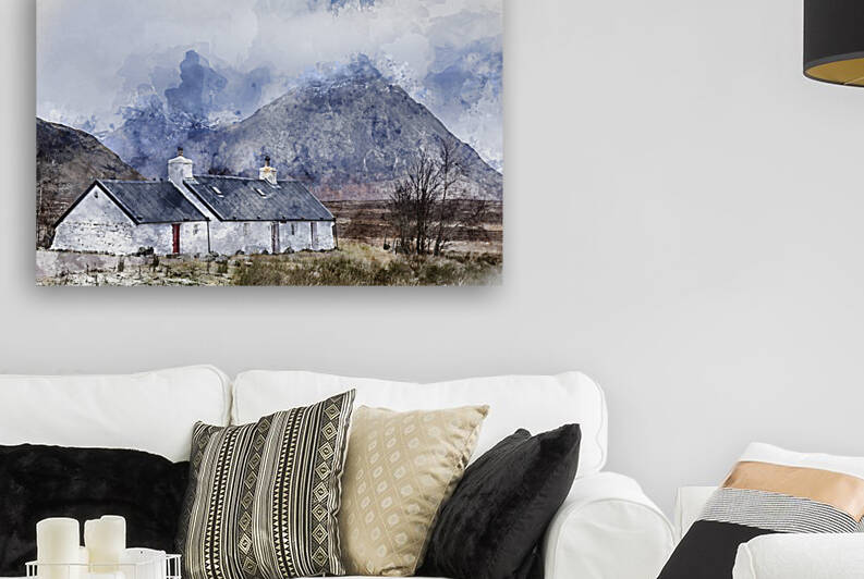 Digital watercolor image of Stunning majestic landscape image of by Matthew Gibson