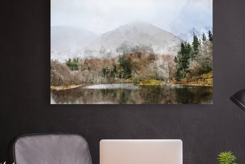 Digital watercolor painting of Stunning landscape image of Torre by Matthew Gibson