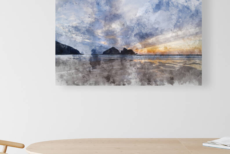 Digital watercolour painting of Absolutely stunning landscape im by Matthew Gibson