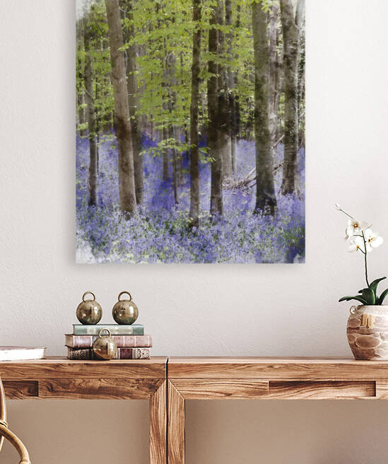 Digital watercolour painting of Beautiful soft spring light in b by Matthew Gibson