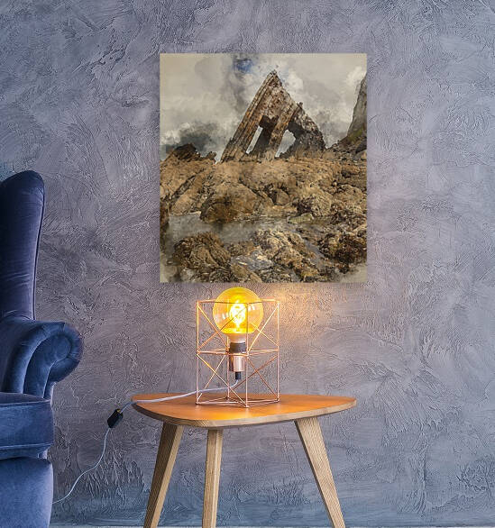 Digital watercolour painting of Beautiful landscape image of Bla by Matthew Gibson