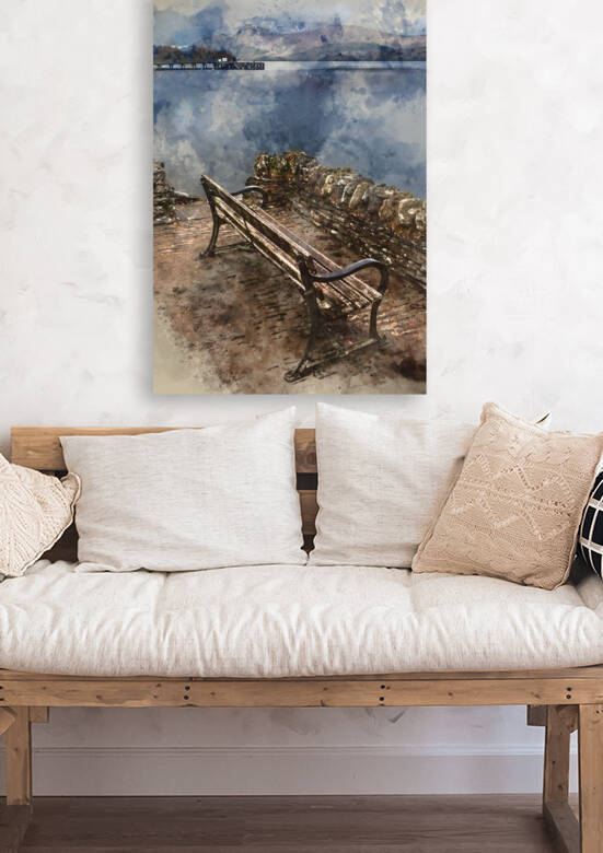 Digital watercolour painting of Beautiful landscape image of Loc by Matthew Gibson