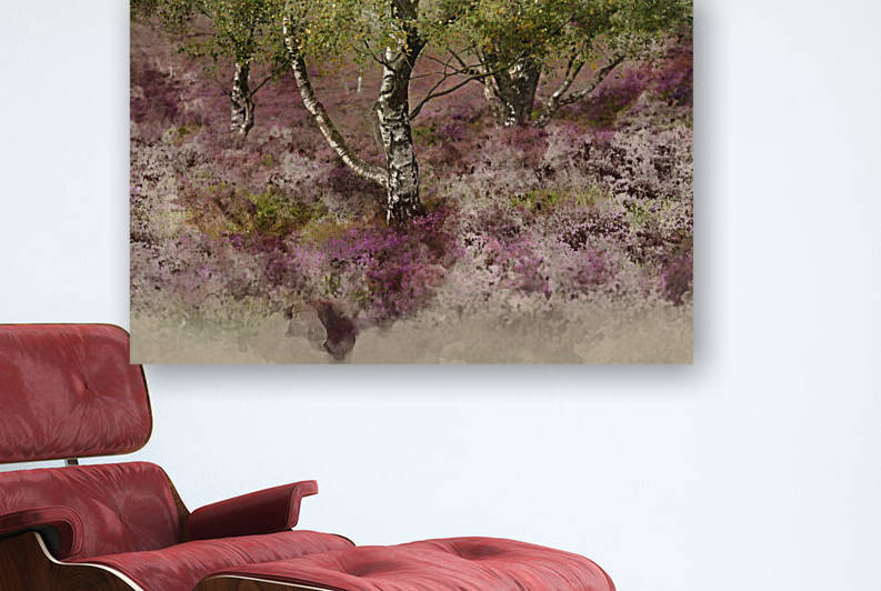 Gorgeous landscape image of late Summer vibrant heather at Surpr by Matthew Gibson