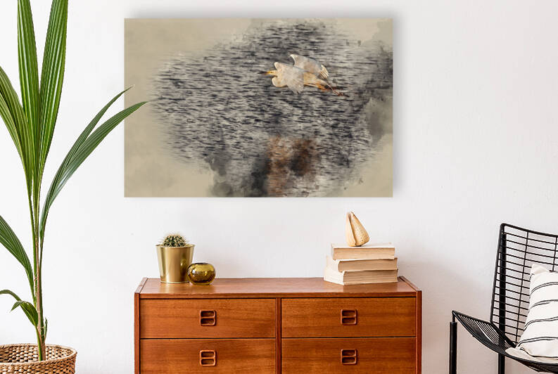 Digital watercolour image of Lovely image of beautiful graceful  by Matthew Gibson