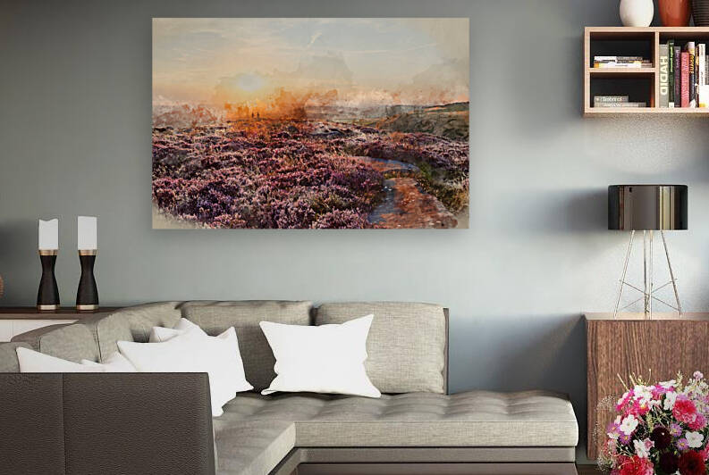 Absolutely beautiful sunset landscape image unidentified young c by Matthew Gibson
